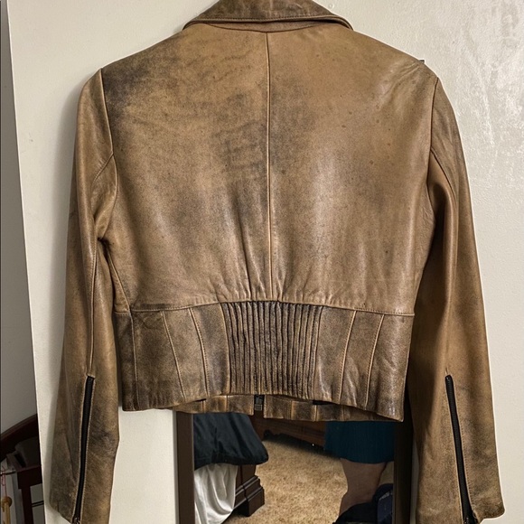 ๐AUTHENTIC VINTAGE GUESS genuine leather jacket - Picture 2 of 13